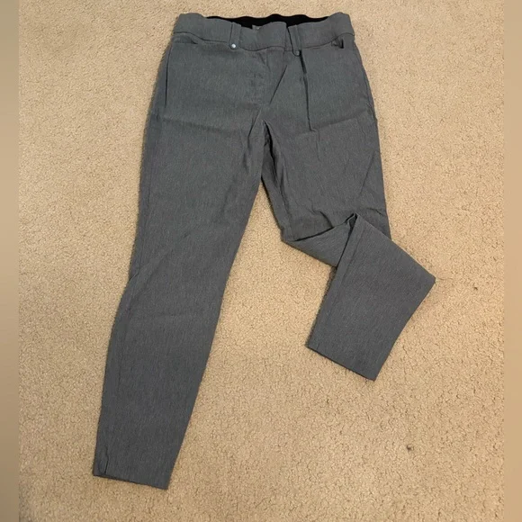 Maurices Charcoal Pull-On Ankle Work Pant - Picture 1 of 4